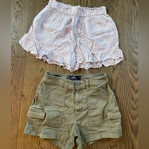 Hollister Lot Shorts S 2 26 EUC!